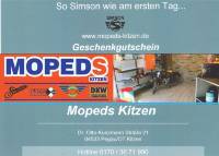 Geschenkgutschein Mopeds Kitzen